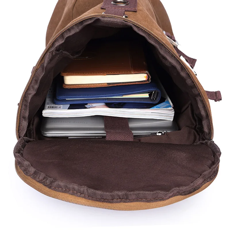 Человек KOO МК Корея мужские Холст Рюкзаки Школа моды мешок большой Письмо печати