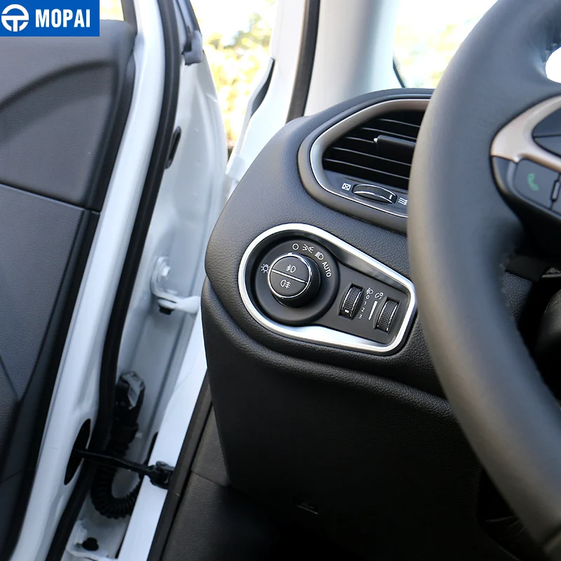 MOPAI новейшая ABS Автомобильная интерьерная фара переключатель украшения Рамка