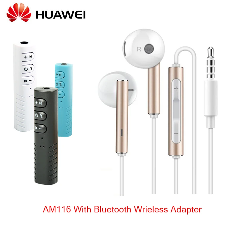 Новый huawei AM116 гарнитура с микрофоном динамик металлическая Bluetooth для P10 P9