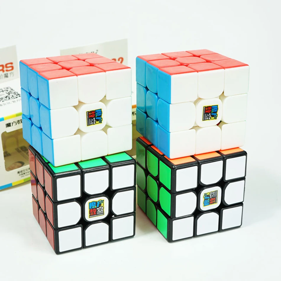 MoYu MoFangJiaoShi MF3rs MF3rs2 магический куб 3x3 скоростной 56 мм пазл Magico Cubo Black Stickerless