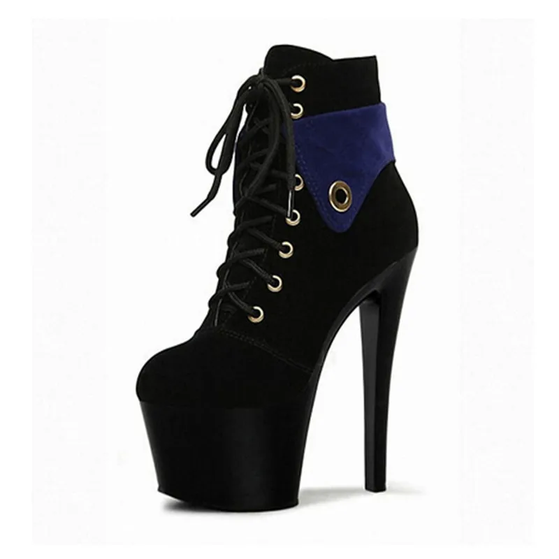 

spring new factory direct sale of 17cm ultra high heels with sexy women's shoes and low-cut suede boots
