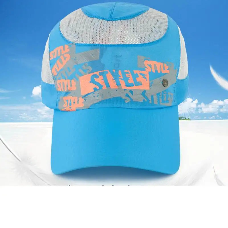 GBCNYIER 7 до 12 лет Детские однотонные летние Бейсбол Кепки Snapback быстросохнущая сетки