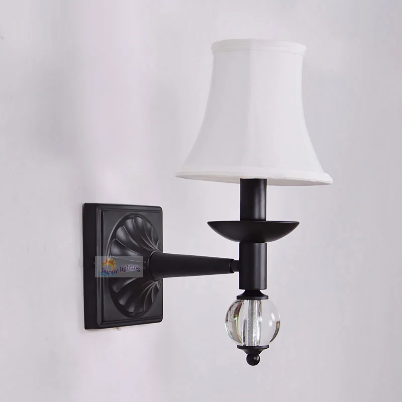 Складские деревенские железные Настенные светильники E14 для спальни сада