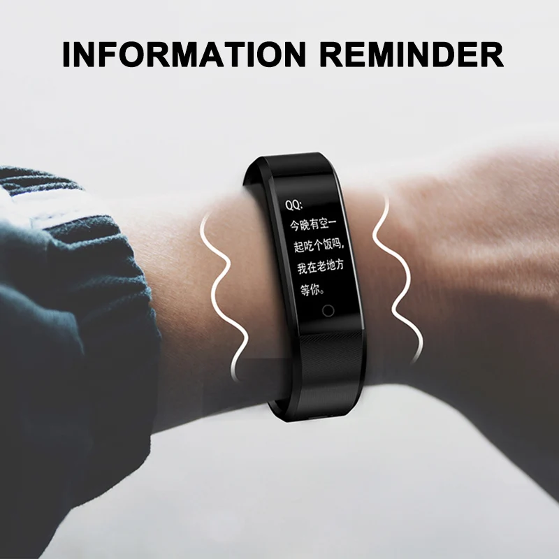 Bluetooth Smart Bracelet Watch Heart Rate Blood Pressure Monitor Sport Tracking Wristband | Электроника