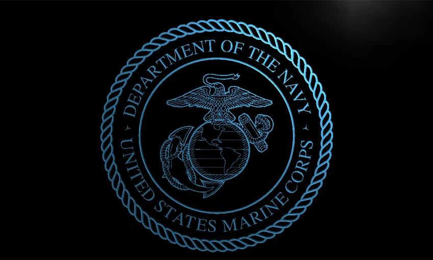 

LI099- US Marine Corp Military LED Neon Light Sign