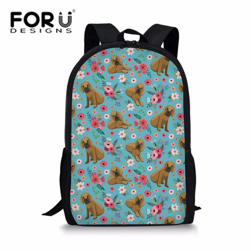 FORUDESIGNS/школьные сумки для подростков опрятный школьный ранец девочек с принтом