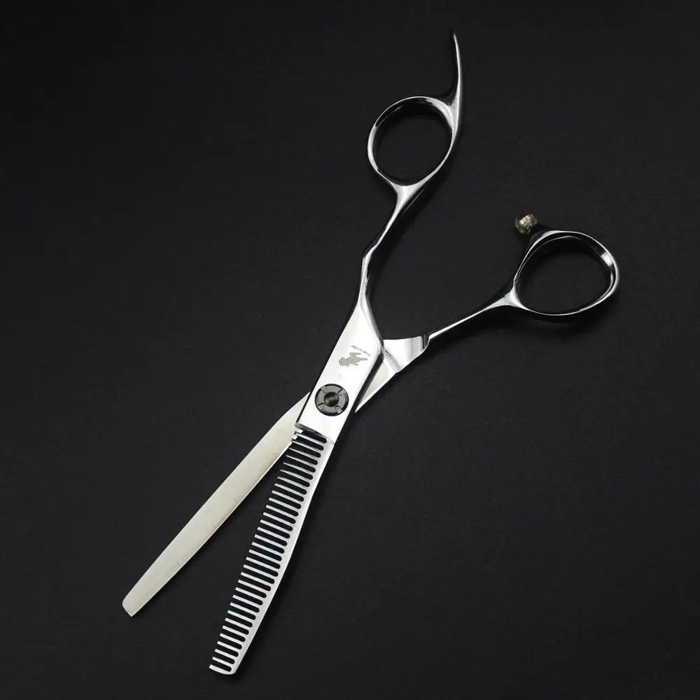 Stainless Steel Hair Cutting Scissor With holes Hairdressing Scissors Straight Thinning Barber Salon Tools | Красота и здоровье