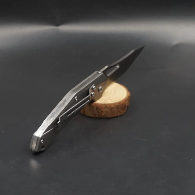Маленький складной карманный нож для охоты походов из нержавеющей стали 440