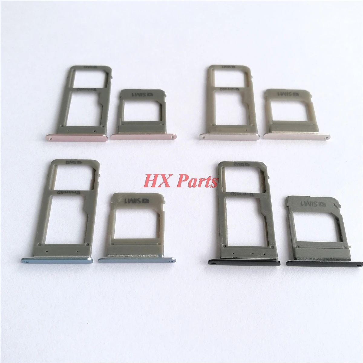 For Samsung Galaxy A520 A720 A5 2017 A7 Single Sim &amp Dual SIM Card Tray Slot SD Holder Adapter Spare Parts | Мобильные телефоны