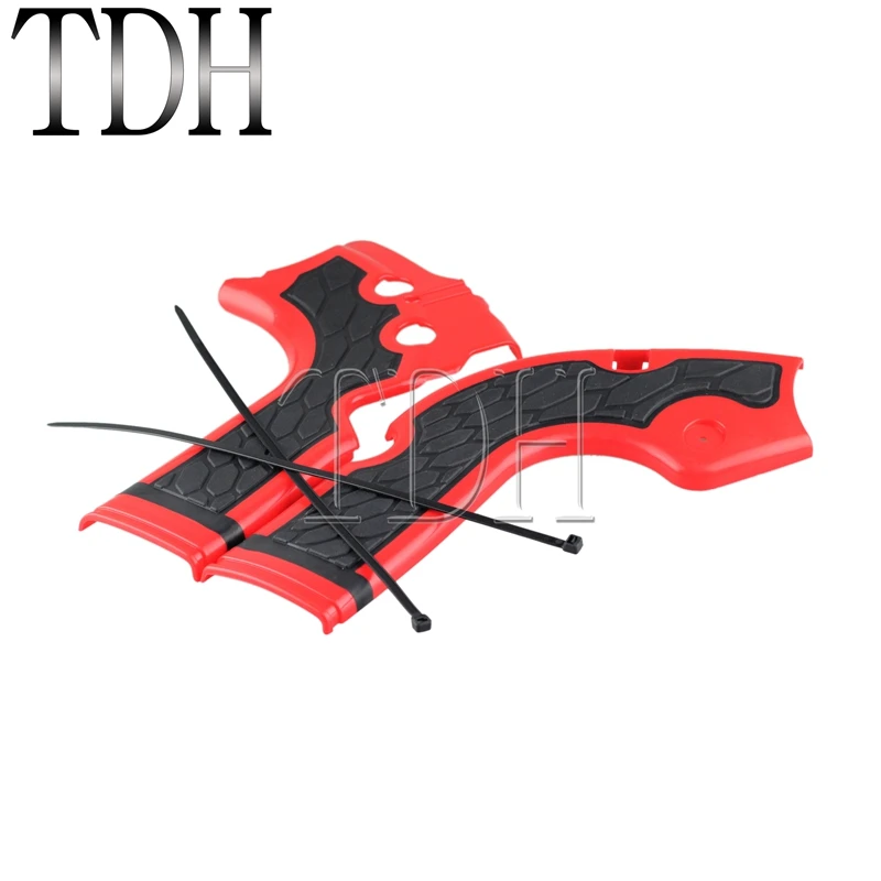 Красная рамка для мотоцикла 1 пара защитная мотокросса защита Honda CRF 250 R 450 2013