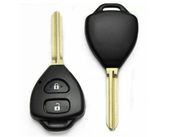 

2 Buttons Remote Key Shell Case For Toyota Corolla RAV4 Yaris Avensis Avalon Echo Prado With TOY43 Blade Fob Key Blade 5PCS/lot