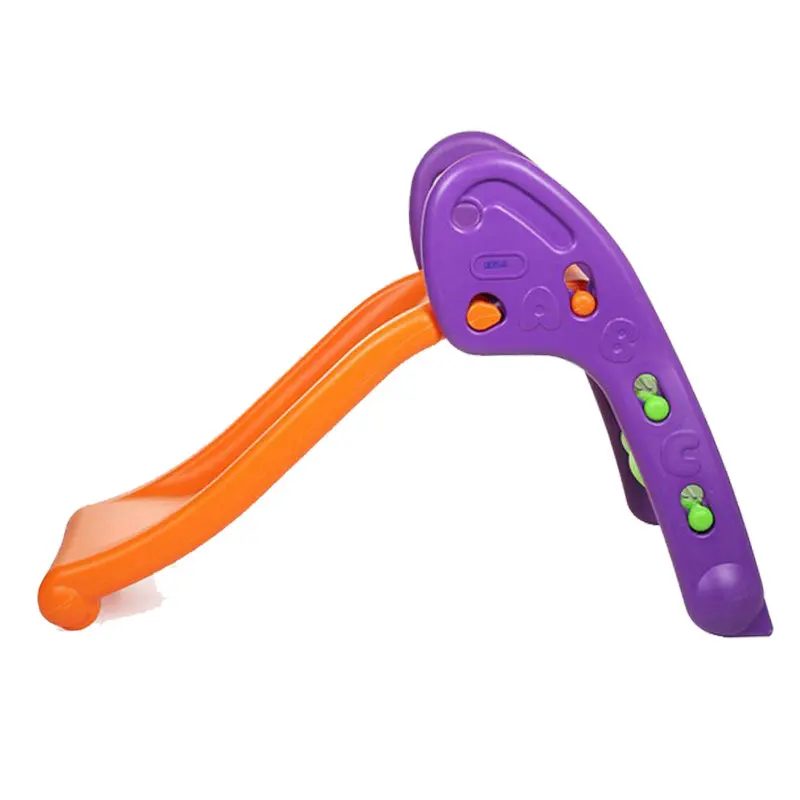 orange-violet Детские горки детские домашние игрушки на день рождения с расширением, удлинением, утолщение и складной небольшой слайд - Цвет: orange-violet