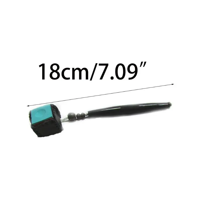 

PU Billiard Ball Pool Cue Chalk Holder Pen Cute Design Slip-In Cue Stick Chalker Pocket Portable Professional Snooker Accessory
