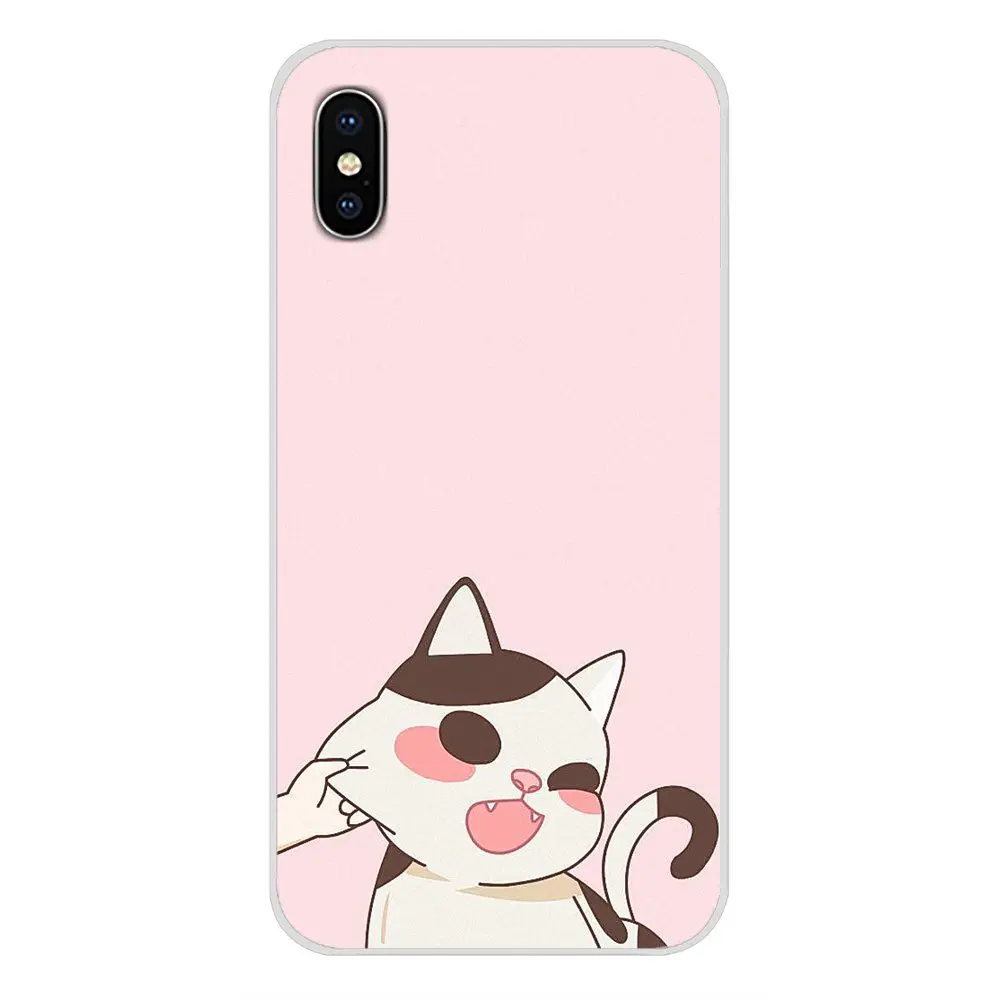 Милые Мультяшные аксессуары для кошек чехлы телефонов LG G3 G4 Mini G5 G6 G7 Q6 Q7 Q8 Q9 V10 V20 V30 X