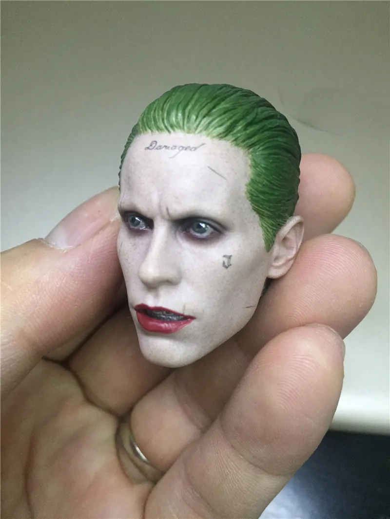 

2 style 1:6 Jared Leto Head Sculpt Suicide Squad The Joker Screaming/Normal Version Head Model For 12" HT PH Male Figure