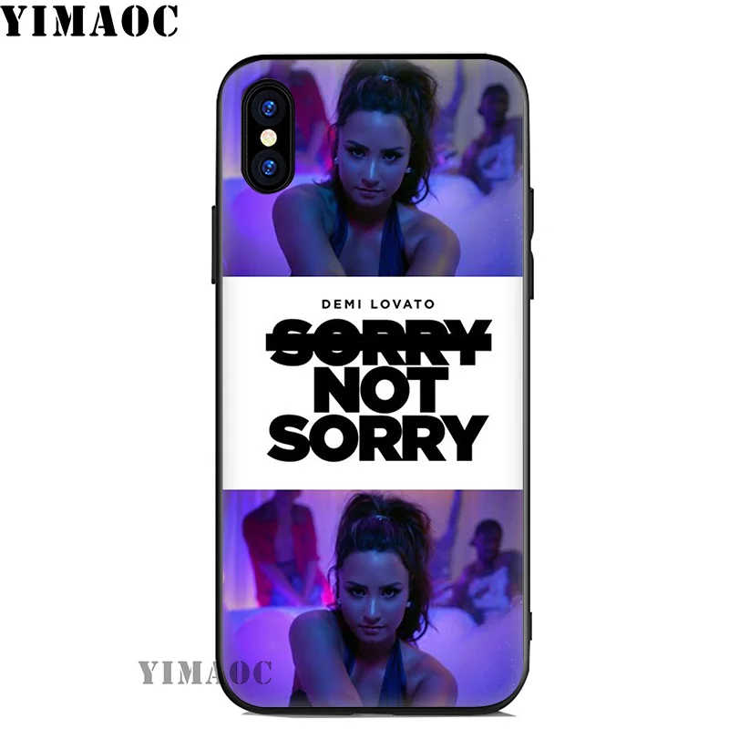 Мягкий силиконовый чехол YIMAOC Demi Lovato для iPhone 11 Pro Xr Xs Max X или 10 8 7 6 6S Plus 5 5S SE |