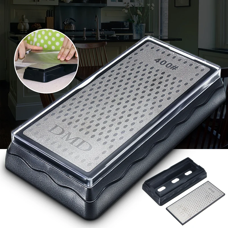 Двухсторонний Алмазный точильный камень точилка для ножей кухонный нож шеф