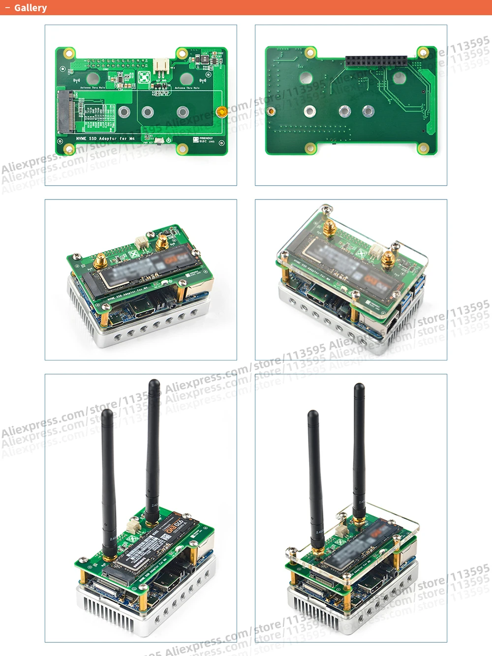 RealQvol Friendlyarm NVMe SSD адаптер для M4 Nanopi M4