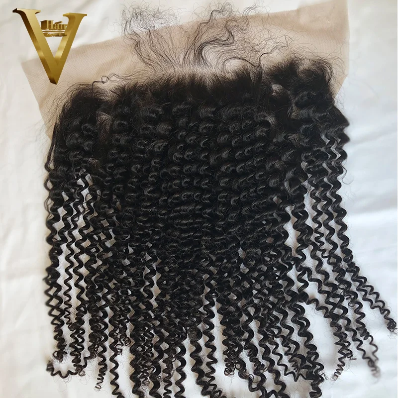 Кружевная Фронтальная застежка 13x6 кудрявые волосы remy индийские свободные части