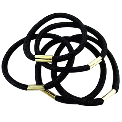 10 шт. черные эластичные резинки для волос девочек|elastic hair ties|hair tiesponytail holder |