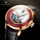 PONIGER Men Business 50M Waterproof Fashion Scenery Dial Windmill Second Hand Automatic Self-wind Mechanical Wrist Watches Other Image