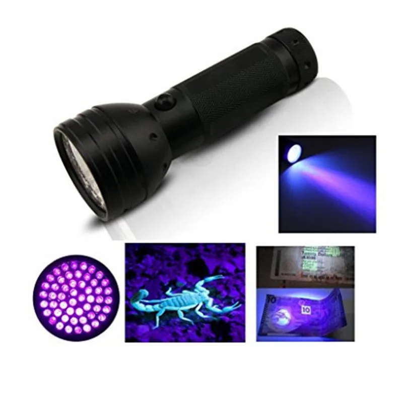 

Wasafire UV Flashlight 51 Leds 395nm Ultra Violet Torch Light Lamp Blacklight Detector for Dog Urine Pet Stains and Bed Bug