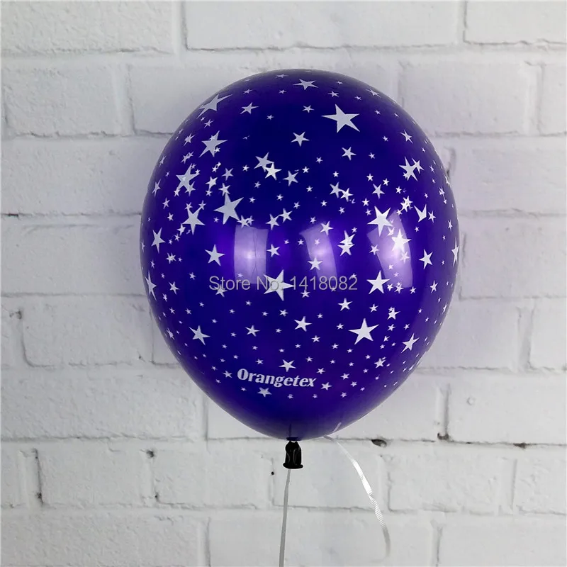 50 шт. захватывающие большие латексные круглые шарики все виды напечатанных