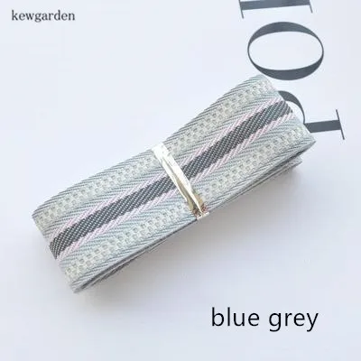 Kewgarden 25 мм 2 5 см полосатые атласные ленты сделай сам Аксессуары для бантиков 7