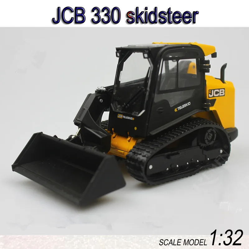 Коллекционная литая игрушка модель подарок ROS 1:32 JCB 330 Wheeld погрузчик с бортовым поворотом Инженерная техника транспортные средства для украшения - Цвет: Цвет: желтый