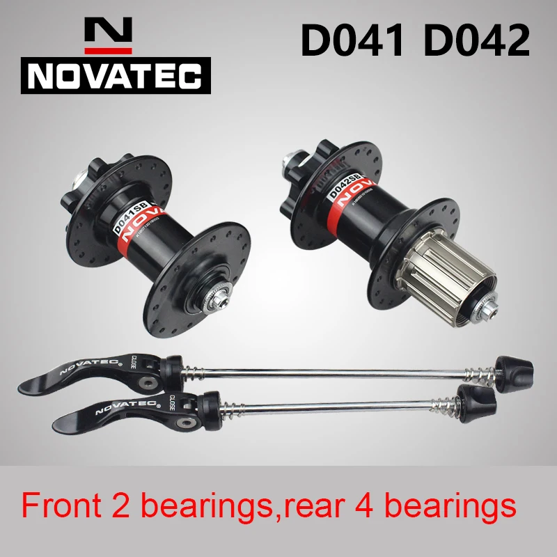 Втулка велосипедная Novatec D041SB D042SB втулка для горного велосипеда передняя/задняя 32