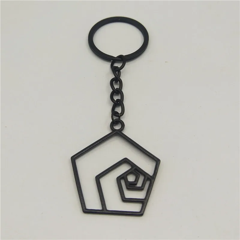 Брелок с геометрическим рисунком 4 цвета|Брелоки| |