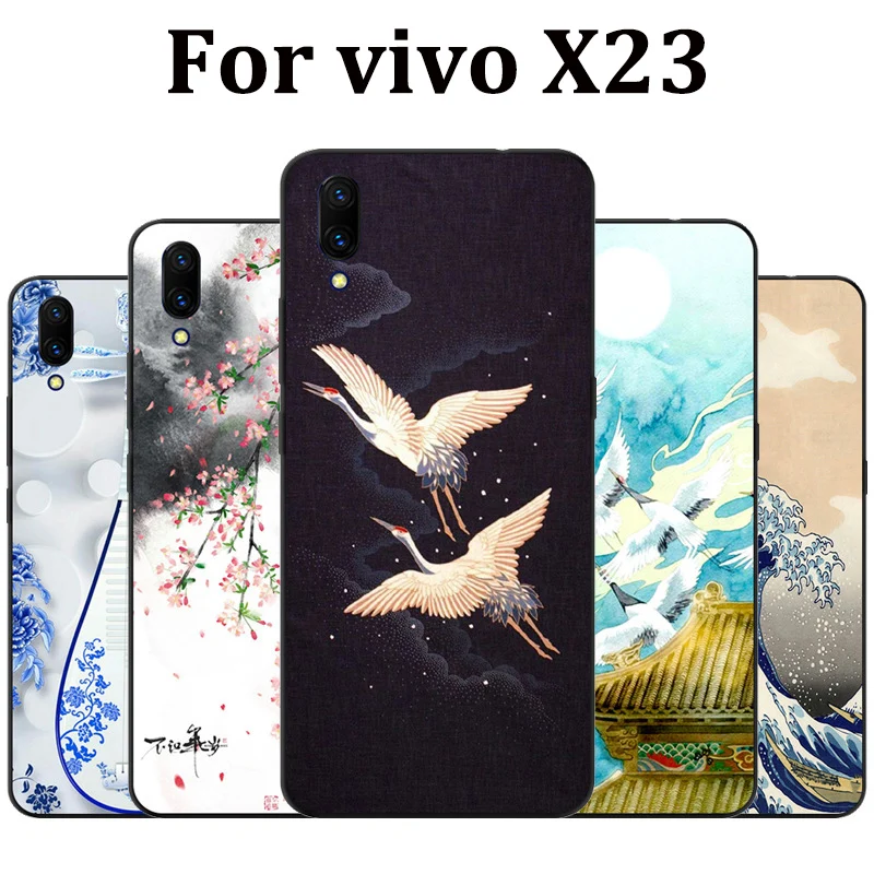 Чехол для vivo x 23 милый мультяшный мягкий чехол телефона vivox23 защитный V1809A чехлы