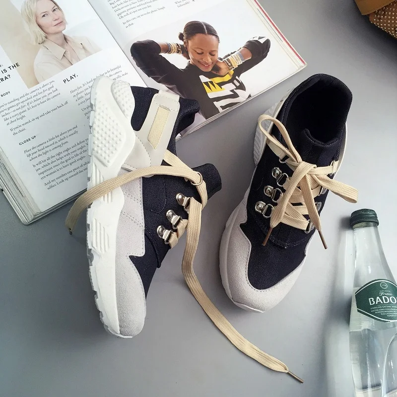 Новинка сезон весна осень Женская обувь в Корейском стиле Студенческая