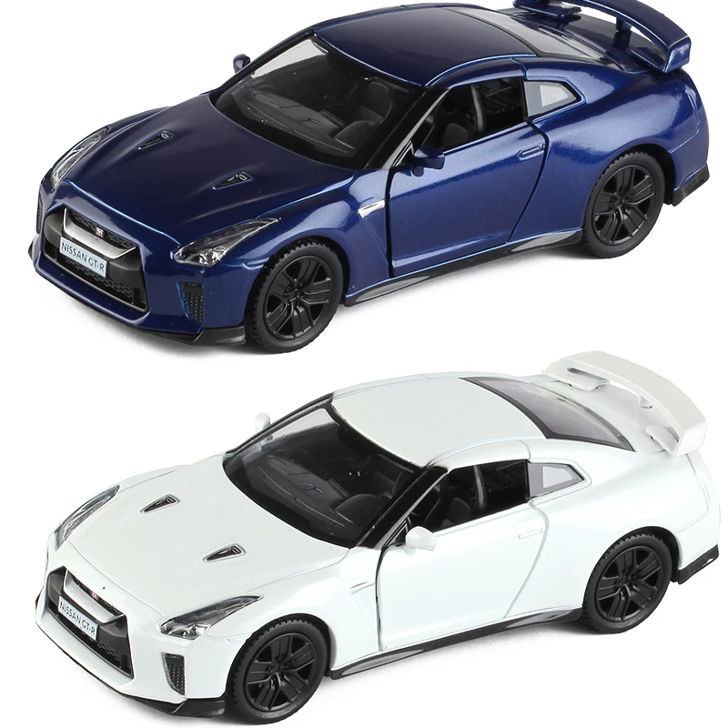 RMZ 1:36 сплав модель автомобиля литье под давлением детские игрушки Nissan GTR