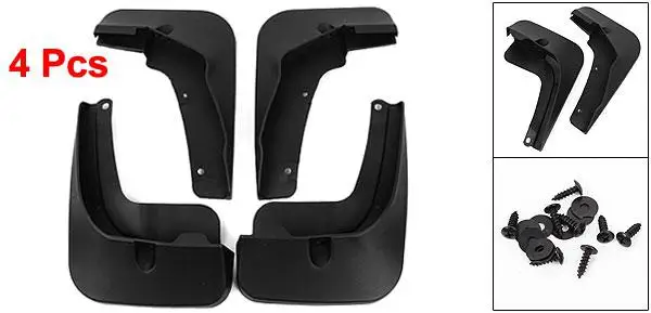 LumiParty высокое качество Пластик 4 в 1 Splash Mudguard для Honda Accord 2008 Брызговики легко