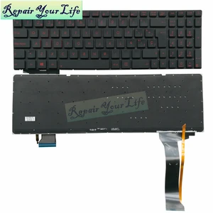 Ремонт You Life Клавиатура для ноутбука ASUS GL552 GL552VL GL552VW GL552VX GL552JX SP Клавиатура испанская раскладка с красной подсветкой новая