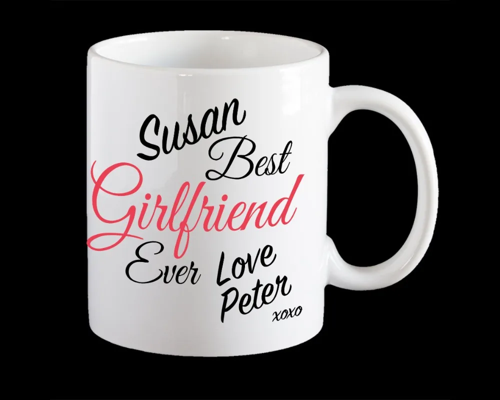 Boyfriend Girlfriend mug Valentine's Day coffee mugs mugen home decal wine whiskey beer ceramic | Дом и сад