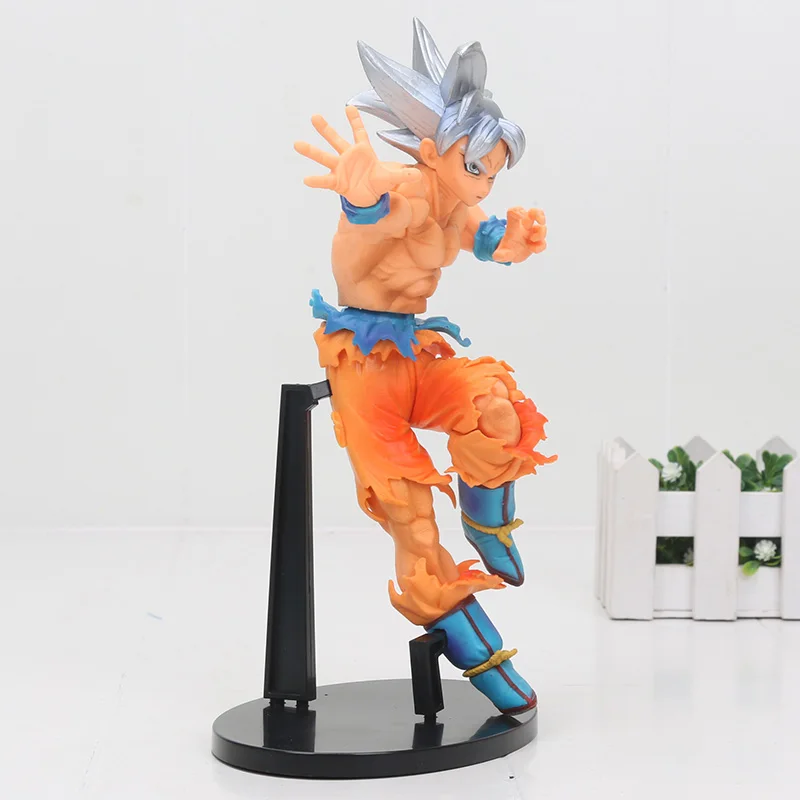 silver goku bag Dragon Ball Z Action Figures Son Goku Burdock Dragon Ball Super Saiyan DBZ Bardock Goku PVC Action Figures toy - Цвет: silver goku bag