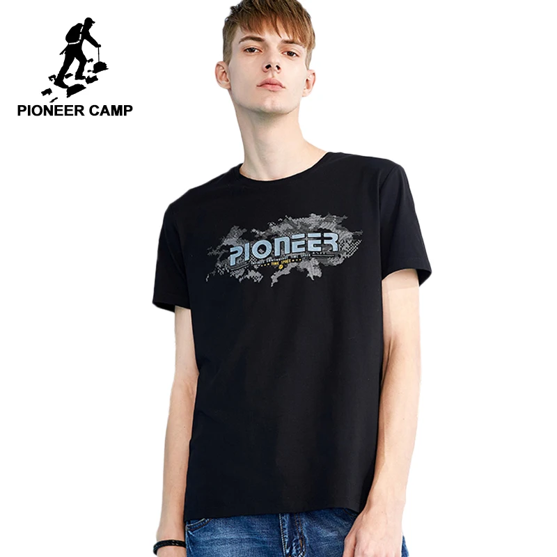 Мужская футболка с коротким рукавом Pioneer camp Повседневная дышащая из чистого