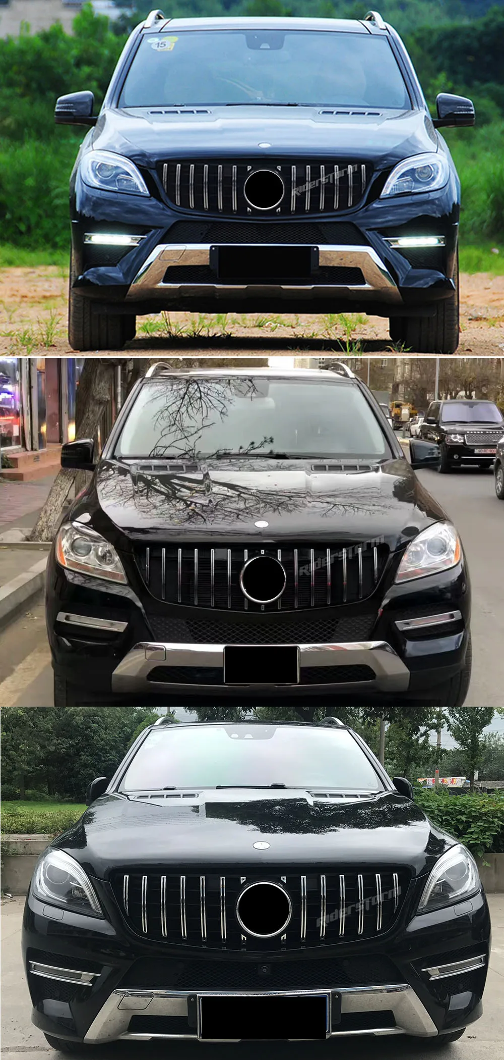 GT решетка для ML Class W166 AMG GT R решетка Передняя решетка для ML class 2012-15 ML300 ML320 ML350 ml400 ML450 решетка