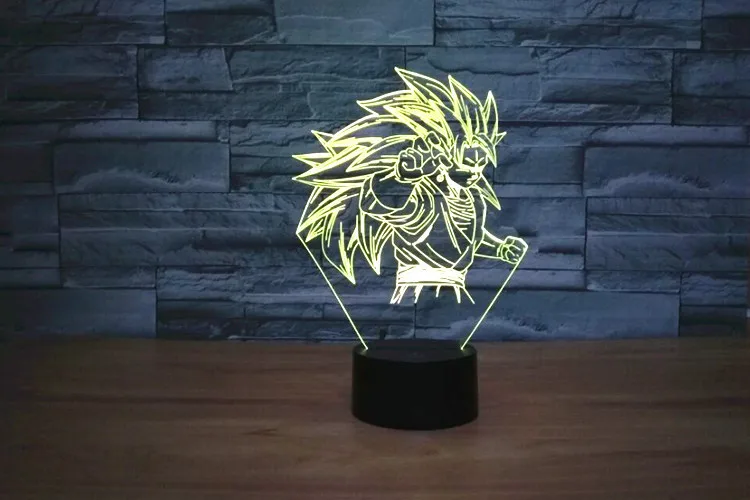 Led Toysl фигурка 3D настольная лампа фигурки мяч Z черные забавные diy игрушки | Игрушки