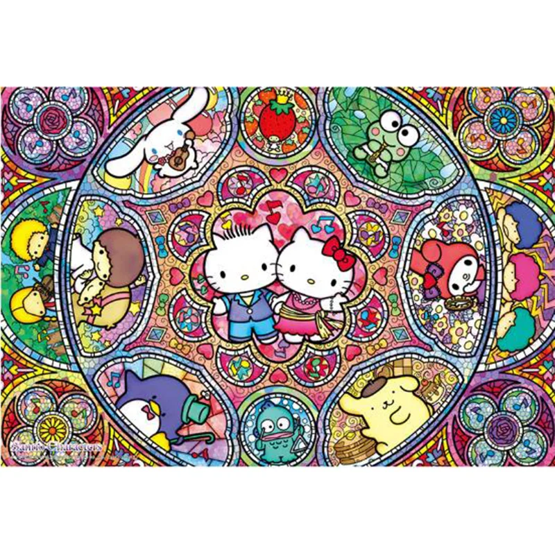 Полностью квадратная/круглая дрель 5D DIY Алмазная картина &quothello kitty&quot 3D вышивка
