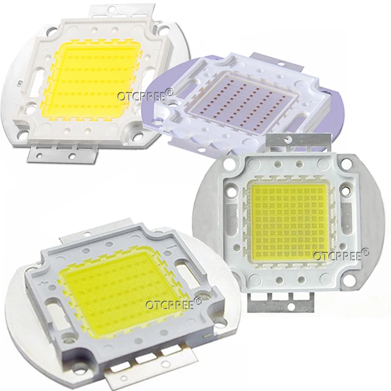 30mil 45mil High Power LED Chip integrated Lamp Blue Orange Pink Green Yellow Red Full spectrum White 10W 20W 30W 50W 100W | Лампы и