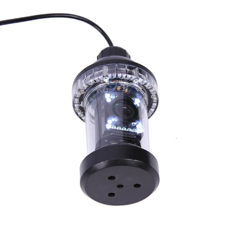Купить (1 комплект) подводная камера для осмотра с кабелем 20 м, угол поворота 360 градусов с белым светодиодом, камера ночного видения для рыбалки, рыб...