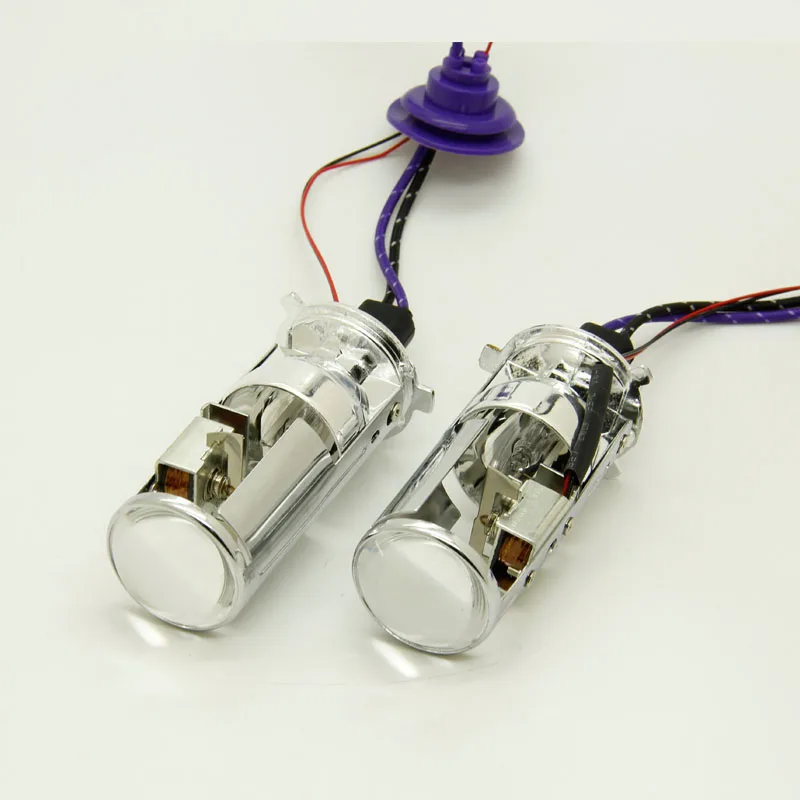 1 пара 55 Вт H4 L Биксеноновые лампы ближнего/дальнего света мини проектор