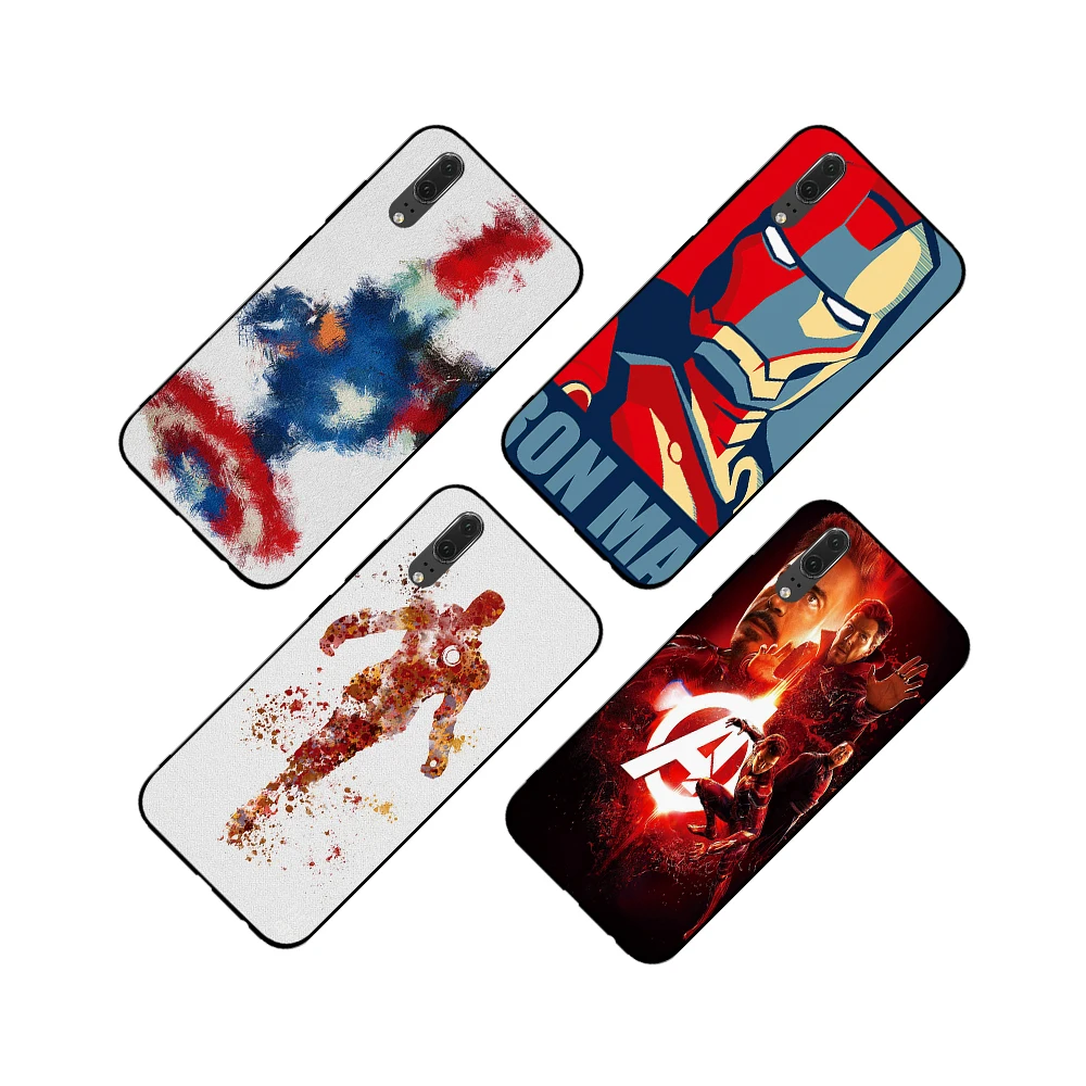 Marvel movie avengers captain America for Huawei P8 P9 P10 P20 P30 Lite Pro P Smart 2016 2019 TPU Soft Silicone | Мобильные телефоны