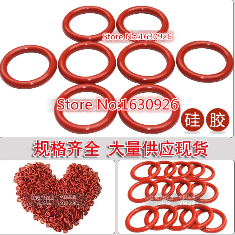 FREE SHIPPING 1000pcs Round Cross Rubber Ring Sealing Washer Gasket Red 13mm x 1.5mm | Обустройство дома