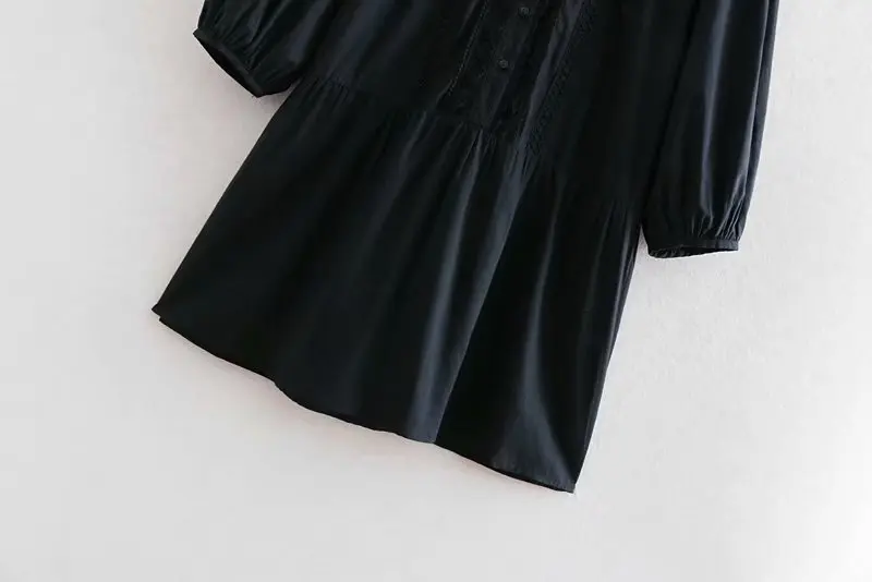 Za 2019 сексуальные женские кружевные открытые платья vestidos мини-платье цельные |