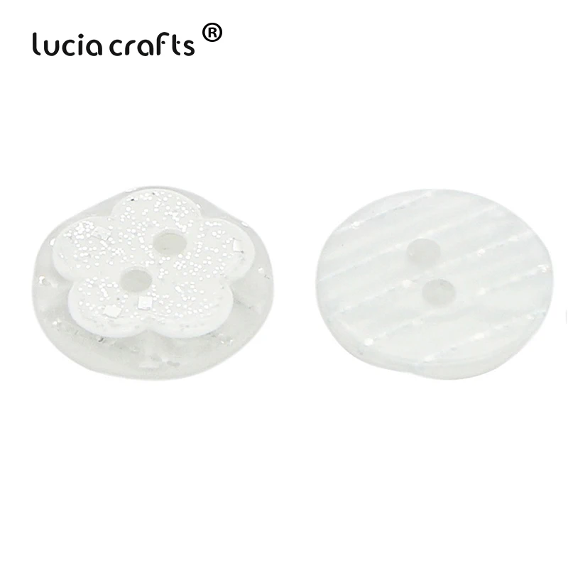 Lucia crafts 25/50 шт. 15 мм пуговицы для шитья из смолы 2 отверстия аксессуары ручной