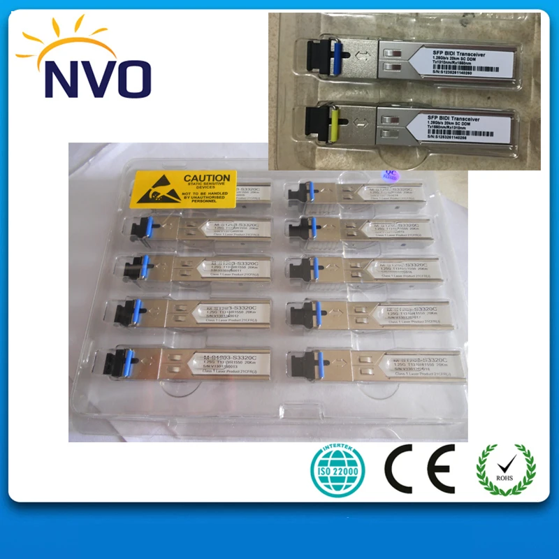 Бесплатная доставка 1 25G одиночный режим BIDI 1310/1550 60 км DDM Simplex WDM Совместимость с